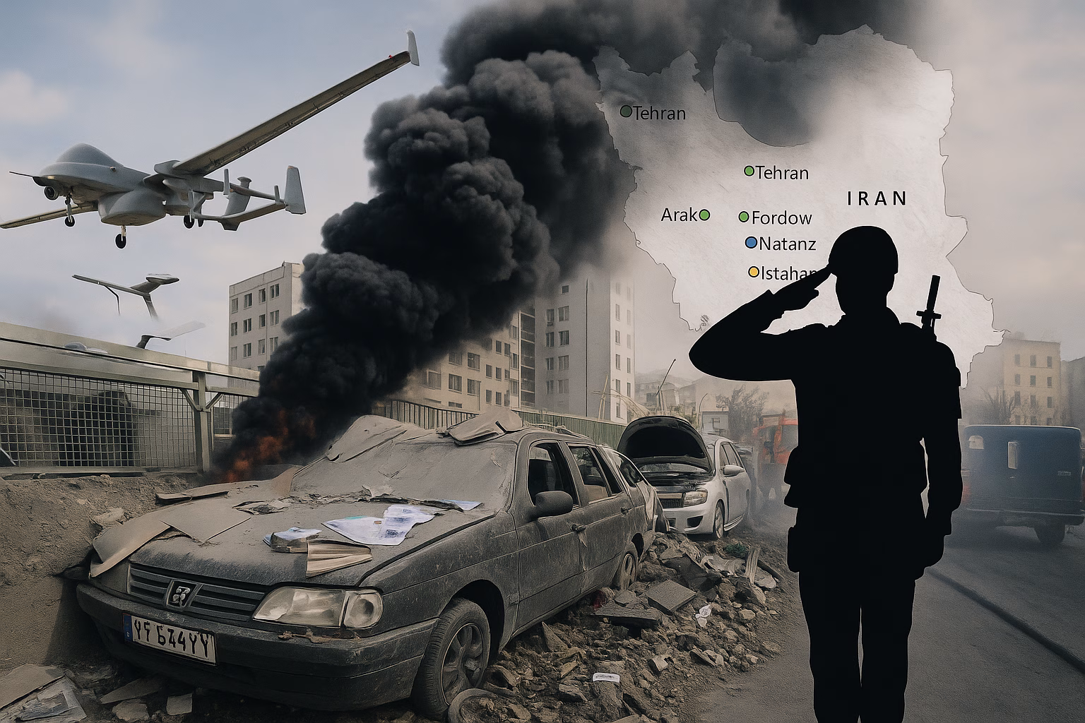 Israel strikes Iran nuclear sites with airstrikes targeting key nuclear facilities and military leaders