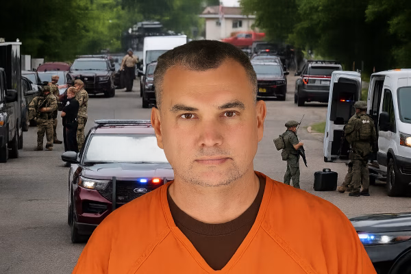 Vance Boelter Minnesota lawmaker shooting investigation with police presence